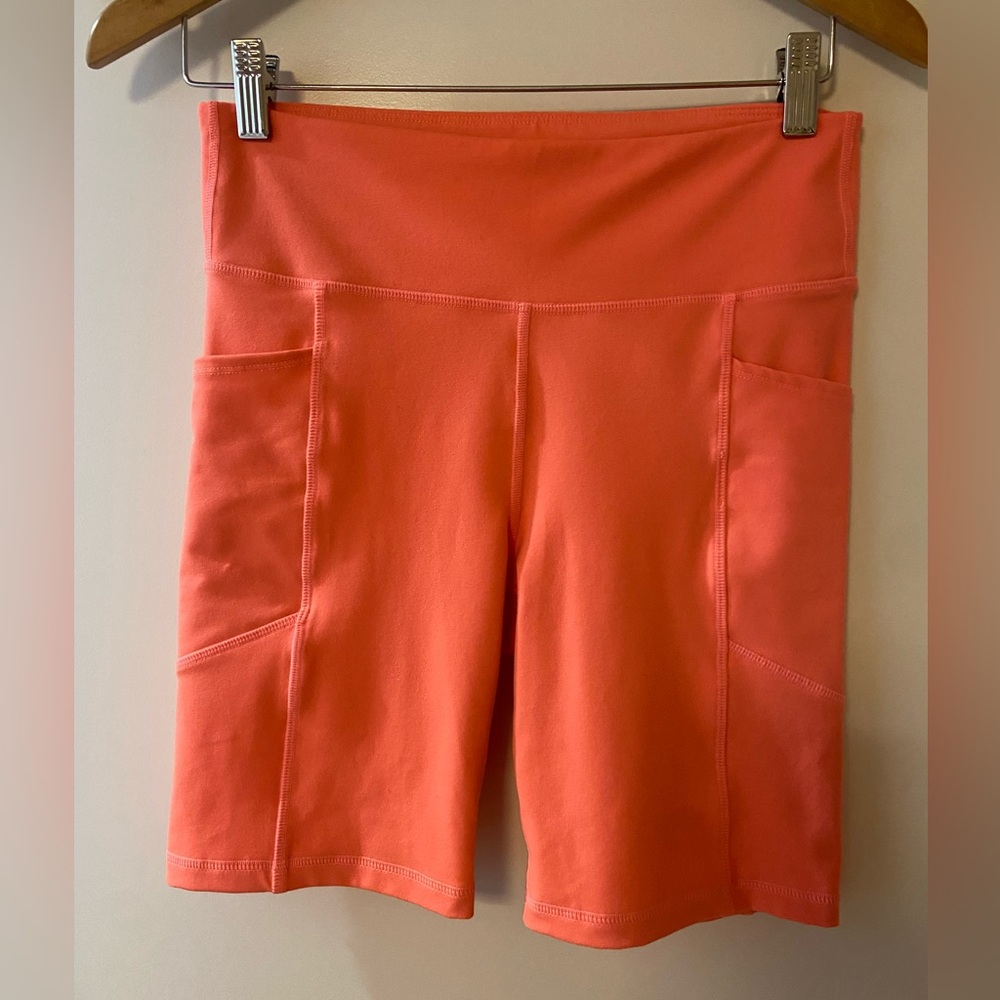 GAP 🧡 Biker Shorts Coral Small